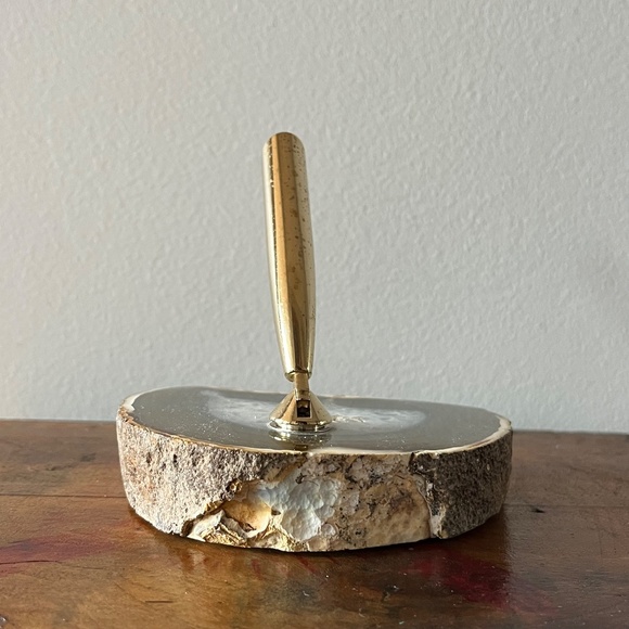 Vintage Agate / Geode Desktop Pen Holder - Picture 5 of 6
